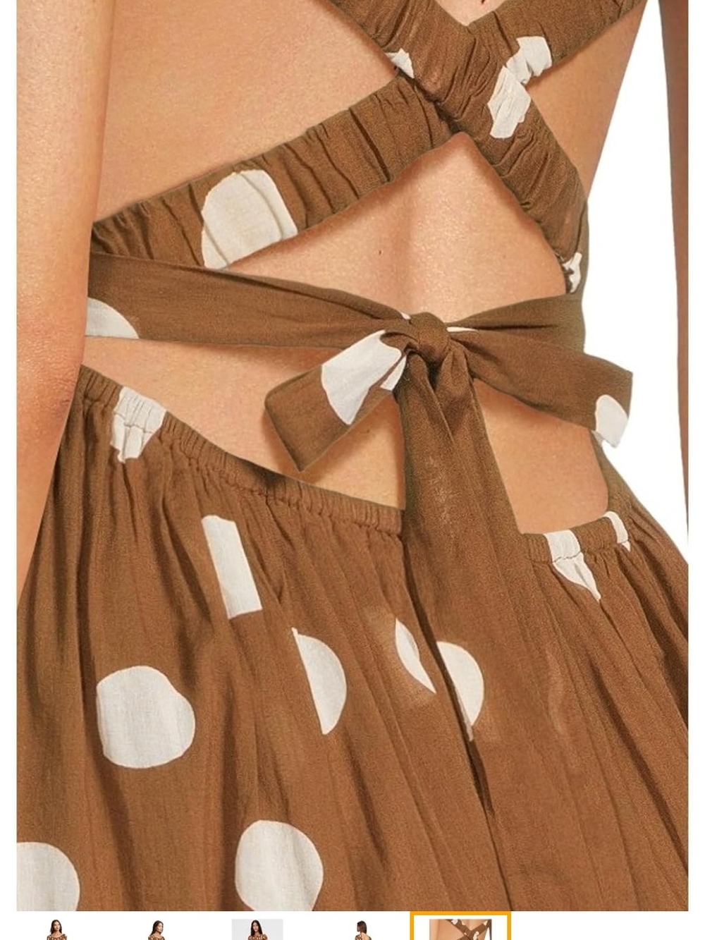 Free People Ultraviolet Maxi Dress with Smocked Bodice - Picture 7 of 8